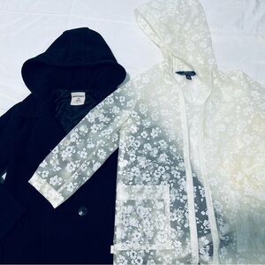 Polo Ralph Lauren Girls Rain Coat w/ FREE Peacoat, Size 6/7